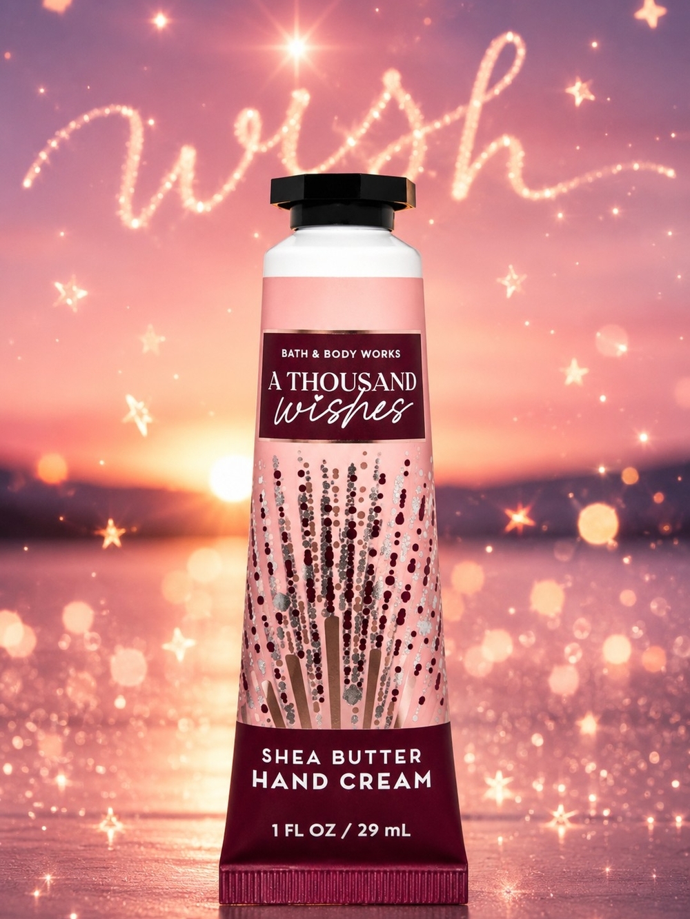 Bath & Body Works A Thousand Wishes Shea Butter Hand Cream - Pink & Burgundy